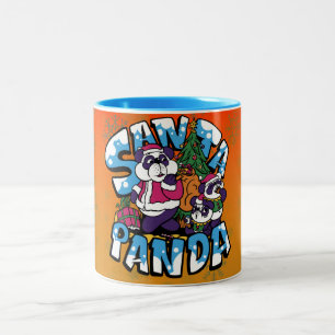 Tasse 2 Couleurs Juste une fille qui aime les pandas, ours de Noël
