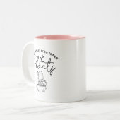 Tasse 2 Couleurs Juste une fille qui aime les Plantes (Devant gauche)