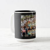 Tasse 2 Couleurs Justice sociale (Devant gauche)