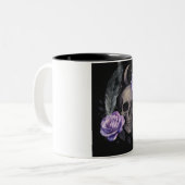 TASSE 2 COULEURS JUTEAU POURPULAIRE (Devant gauche)