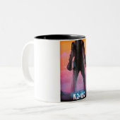 Tasse 2 Couleurs K2-18b exoplanète art spatial (Devant gauche)