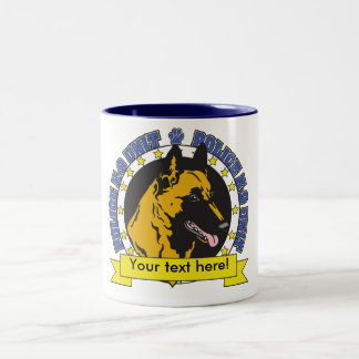 Tasse 2 Couleurs K9 Belge Malinois