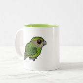 Tasse 2 Couleurs Kakapo de Birdorable (Devant gauche)