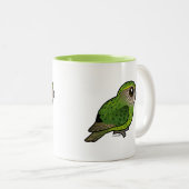 Tasse 2 Couleurs Kakapo de Birdorable (Devant droit)