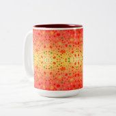 Tasse 2 Couleurs Kaleidoscope d'automne (Devant gauche)