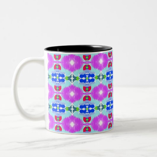 Tasse 2 Couleurs Kaleidoscope Fleur d'Azur (Gauche)
