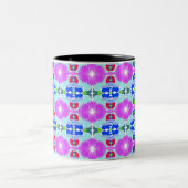 Tasse 2 Couleurs Kaleidoscope Fleur d'Azur (Centre)