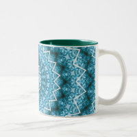 Kaleidoscope / Mandala bleu clair