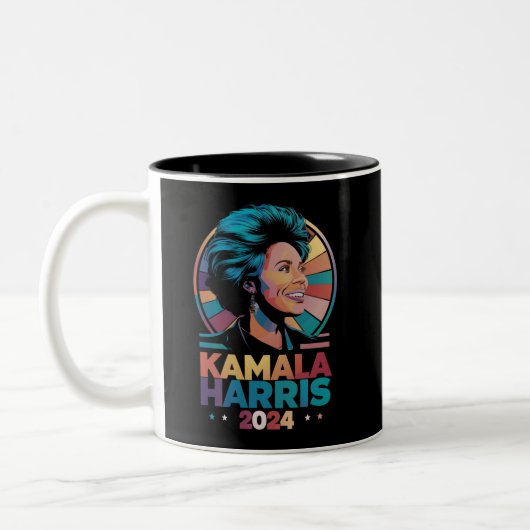 Tasse 2 Couleurs Kamala Harris 2024 Vote Président Kamala Election (Gauche)