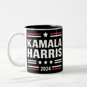 Tasse 2 Couleurs Kamala Harris pour le peuple 2024 Président