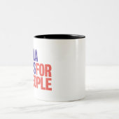 Tasse 2 Couleurs Kamala Harris pour le président 2024 (Centre)