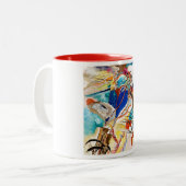 Tasse 2 Couleurs Kandinsky Art moderne de la peinture Abstraite (Devant gauche)