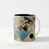 Tasse 2 Couleurs Kandinsky Composition Peinture Abstraite (Devant droit)