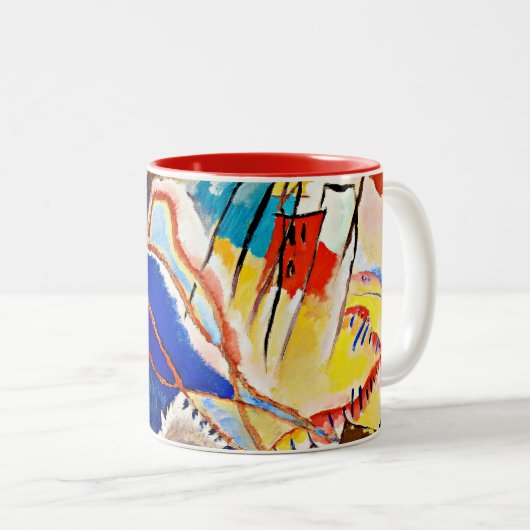 Tasse 2 Couleurs Kandinsky - Improvisation no 30, (Devant droit)