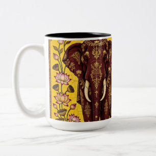 Tasse 2 Couleurs Kandyan Royal Marron Tusker Fleece -Sri Lanka