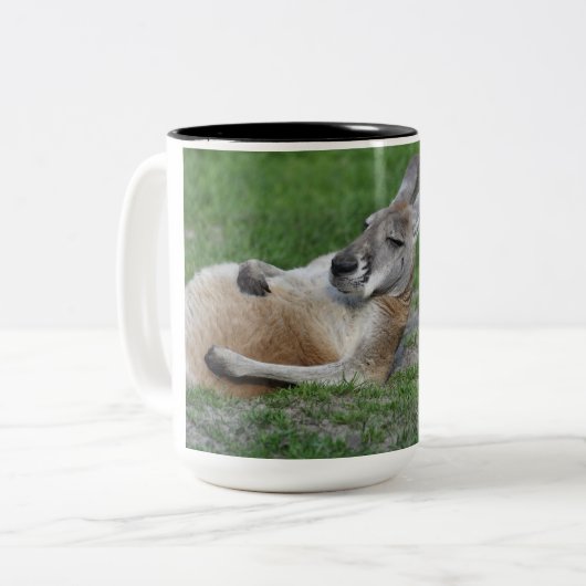 Tasse 2 Couleurs Kangaroo à dos (Devant gauche)