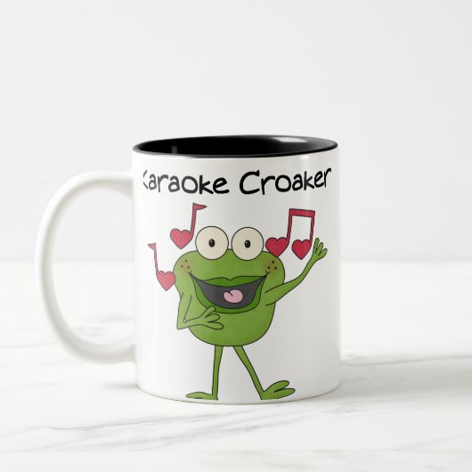 Tasse 2 Couleurs Karaoke Croaker (Gauche)
