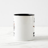 Tasse 2 Couleurs Karate Black Belt n'abandonne jamais les arts mart (Centre)