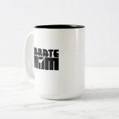 Tasse 2 Couleurs Karate Maman (Devant gauche)