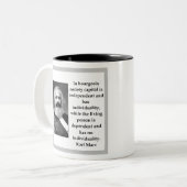 Tasse 2 Couleurs Karl Marx (Devant gauche)