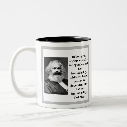 Tasse 2 Couleurs Karl Marx (Gauche)