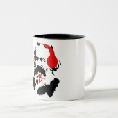 TASSE 2 COULEURS KARL MARX AVEC DES ÉCOUTEURS (Devant droit)