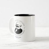 TASSE 2 COULEURS KARL MARX SÉPARE, KARL MARX REMPLACE (Devant gauche)