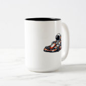Tasse 2 Couleurs Karting Astronaute (Devant droit)