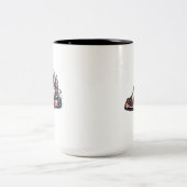 Tasse 2 Couleurs Karting Astronaute (Centre)