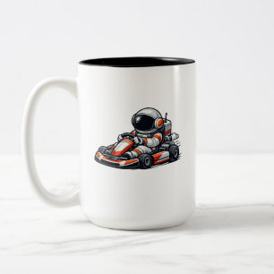 Tasse 2 Couleurs Karting Astronaute
