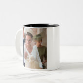 Tasse 2 Couleurs Kate Middleton et Prince Louis (Devant gauche)