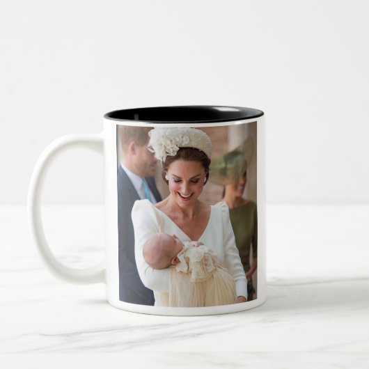 Tasse 2 Couleurs Kate Middleton et Prince Louis (Gauche)