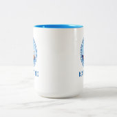 Tasse 2 Couleurs Katerini, Grèce Conception de navire grec (Centre)