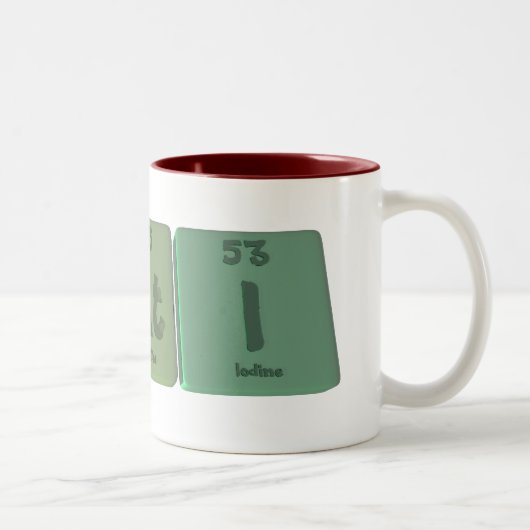 Tasse 2 Couleurs Kati en tant qu'iode d'astate de potassium (Droit)