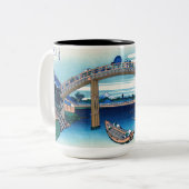 Tasse 2 Couleurs Katsushika Hokusai (Devant gauche)