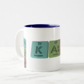 Tasse 2 Couleurs Katy en tant que yttrium d'astate de potassium (Devant gauche)