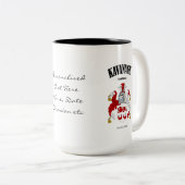Tasse 2 Couleurs Kavanagh Family Crest, Traduction & Signification (Devant droit)