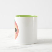 Tasse 2 Couleurs Kawaii Peach (Centre)