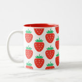 Tasse 2 Couleurs kawaii strawberries (Gauche)