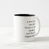 Tasse 2 Couleurs Kayak (Devant droit)