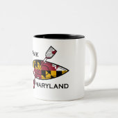 Tasse 2 Couleurs Kayak Maryland (Devant droit)