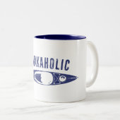 Tasse 2 Couleurs Kayakaholic (Devant droit)