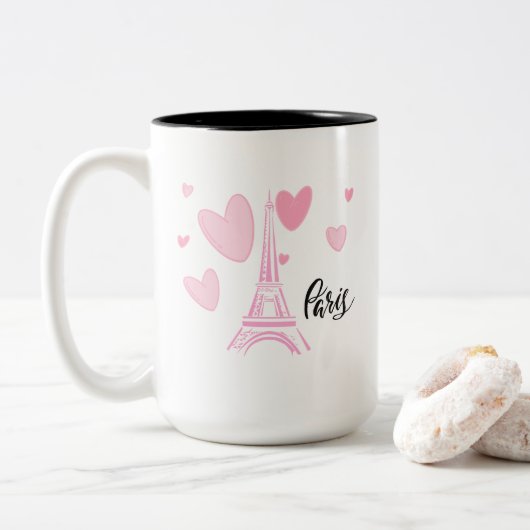 Tasse 2 Couleurs Kaye et Summer Paris (Avec donut)