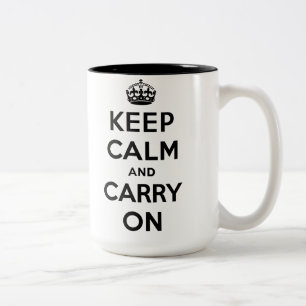 Tasse 2 Couleurs Keep Calm and Carry