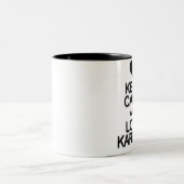 Tasse 2 Couleurs Keep Calm And Love Karinas (Centre)