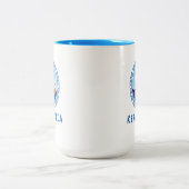 Tasse 2 Couleurs Kefalonia, Grèce Design de navires grecs (Centre)