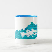 Tasse 2 Couleurs Kentucky Wave Fishing (Centre)