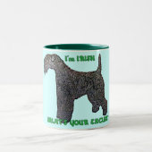TASSE 2 COULEURS KERRY BLUE TERRIER (Centre)