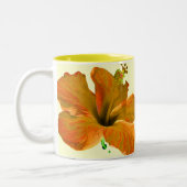 Tasse 2 Couleurs Ketmie orange et jaune (Gauche)