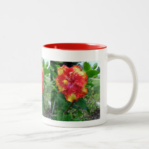 Tasse 2 Couleurs Ketmie professionnelle Tasse-Hawaïenne